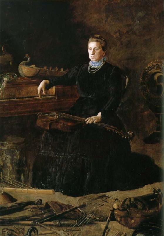 Thomas Eakins William-s Wife Norge oil painting art